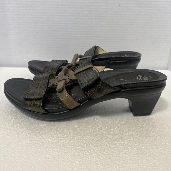 Abeo Gillian Neutral Women's Sandals Slides Adjustable Straps Dress Heels Sz 9 - Picture 5 of 12